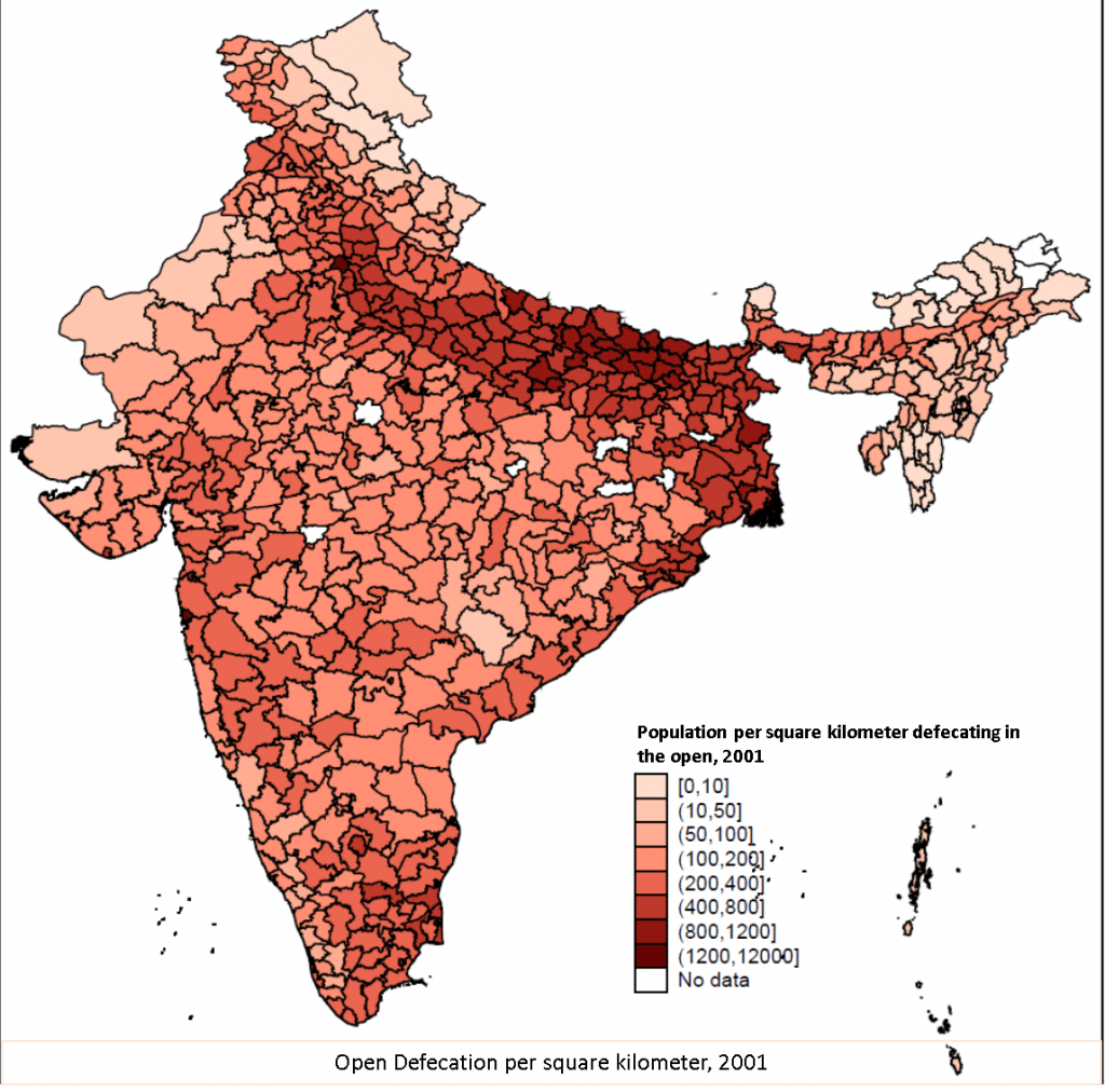 More Maps: Did open defecation really decline in India between 2001 and ...